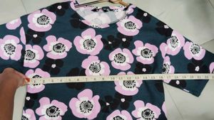 Marimekko Unikko Print Oversized T-Shirt/Top