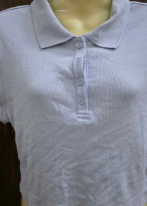 H&amp;M Cute Blue Crop Top