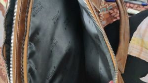 Brand New Brown Leather Laptop Bag with Multiple C