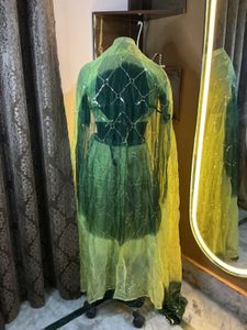 poshak set Green Lehenga Choli