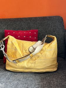Authentic coach Signature Stitch Leather Bag