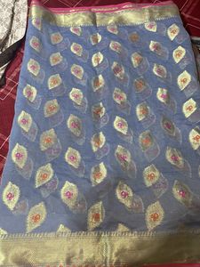 Hardly Used Saree Without Blouse