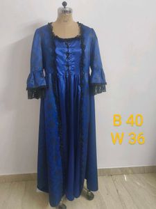 Blue Victorian Style Dress