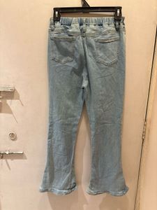 Stylish Flare Leg Denim Jeans