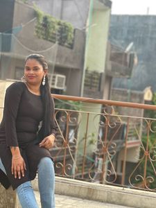 Black Satin Straight Kurti Only One Time Used