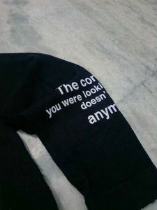 Black Graphic Print T-Shirt