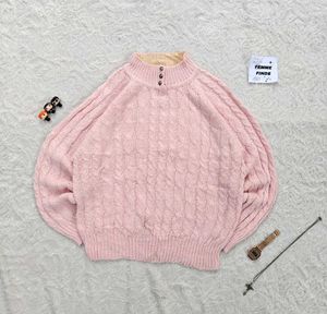 Cute Pink Knit Sweater