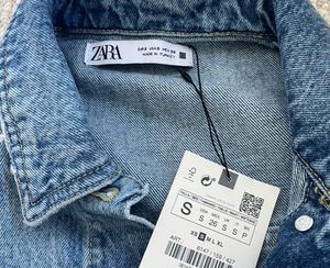 Zara Mini Denim Short Dress