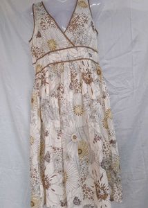 Floral Print Sleeveless Dress