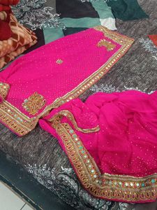 Pink Saree