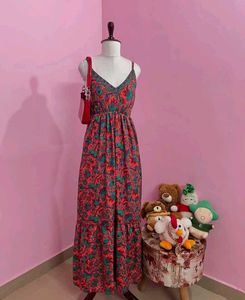 Boho Nloom Spaghetti Strap Maxi Dress