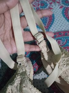 Vintage Eyelet Bras - Size 34B
