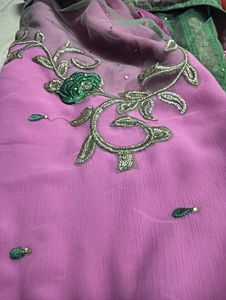 Beutiful Pink Saree