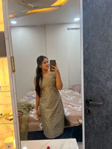Olive grey Kurta