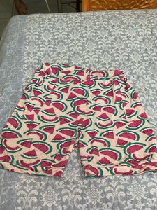 Watermelon Print Shorts