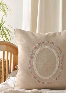 Hand Embroidered Cushion Cover