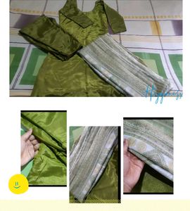 Olive Green Kurti Set - New