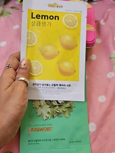 Missha &amp; Holika Mugwort Mask Sheet
