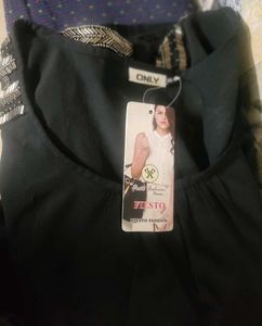 Embellished Black Top