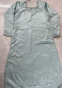 Elegant pakistani set with organza duppatta