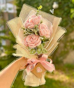 Crochet Pink Bouquet