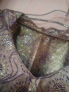 Elegant Brocade Kurta with Palazzo Set