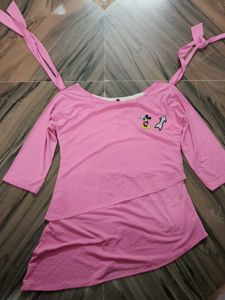 Pink Mickey Mouse Top