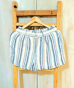 Cotton Stirp Design Short Waist Size-28