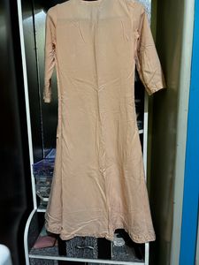 Avaasa Peach Colour Anarkali Kurta Size XS