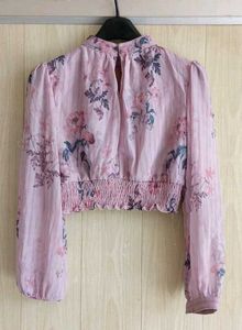 Floral Print Crop Top