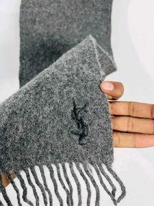 Ysl Gray Scarf