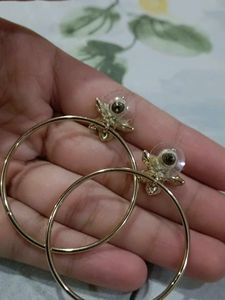 Golden hoops