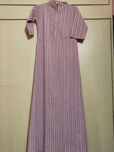 pink lavender gown