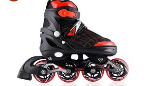 konex liner skates in red colour