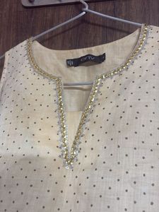 Ethnic Sequinned Crop Top