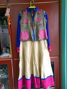 Multicolored Ethnic Gown