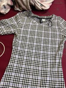Formal H&amp;M Bodycon Checkered Dress💙