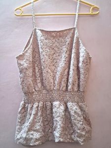 Dusty Pink Lace Top