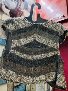 Sequin Embellished Bolero Jacket