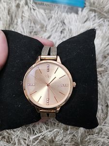 DressBerry Rose Gold Analogue Watch