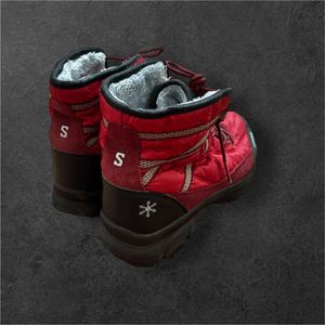 Red Winter Boots