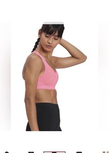 PUMAWomen Sports Lightly Padded Bra (Pink)