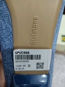 Denim Mule Flats