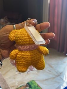 Crochet Bear Keychain