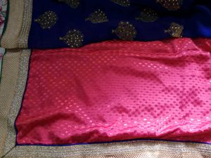 get for 400 or less/- Elegant Blue Saree