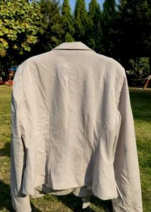 H&amp;M Premium Beige Formal Blazer for Women