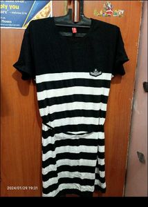 Striped T-Shirt Dress