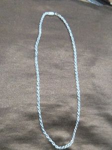 Silver Tone Chain Necklace