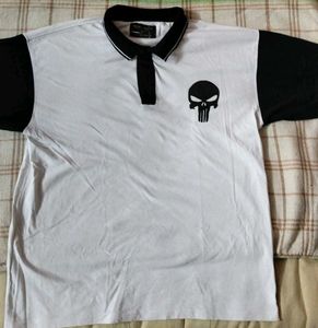 Oversized Punisher Polo T-shirt| Bronco Original
