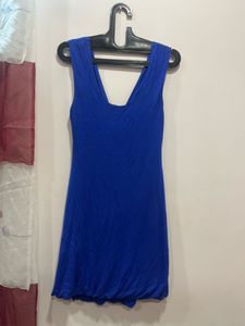 Blue Beautiful Balloon Dress